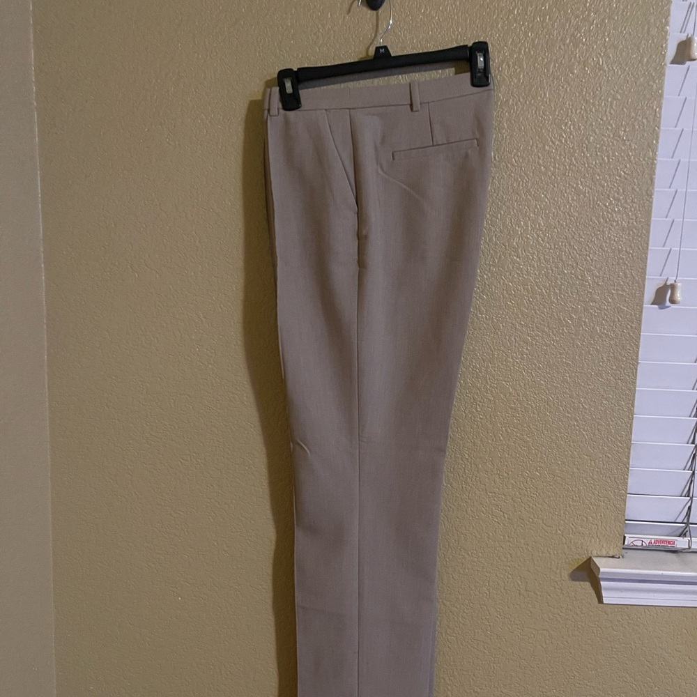 H&M Tan Trousers Straight Leg Business Essential